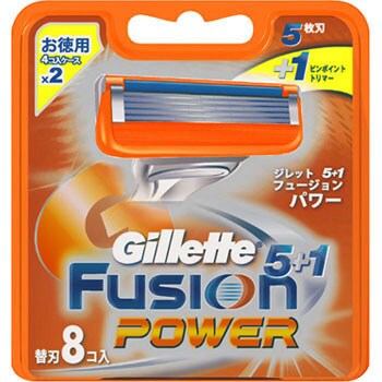 F51-8BP ジレット フュージョン5+1パワー替刃 1式(8個) P&G 【通販