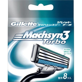 M3T-8B ジレット マッハシンスリーターボ替刃 1式(8個) P&G
