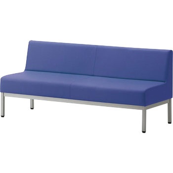 6-233-8363 ロビーチェア PB-13 2人用 1500W 背付(スチール脚) 内田洋行 60552722