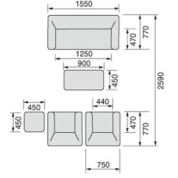 応接センターテーブル - LION (ライオン事務器)