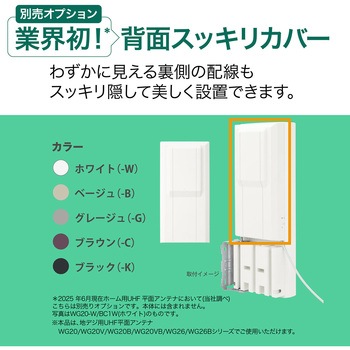 20素子UHF平面アンテナ ブースタ内蔵型 垂直偏波用 ブラウン色 サン電子