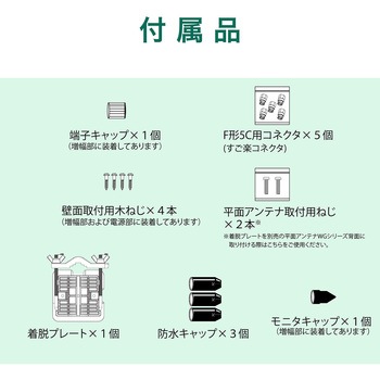 電源分離型利得切換式CS・BS・UHFブースタ サン電子