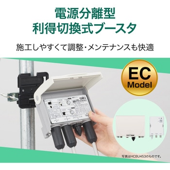 電源分離型利得切換式UHFブースタ - サン電子