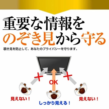 覗き見防止 プライバシー フィルター 富士通 LIFEBOOK U9313/R U9313/N FMV-NPF6 互換品 法人向け はめ込み型 液晶 保護 フィルム 180度 のぞき見防止 メディアカバーマーケット