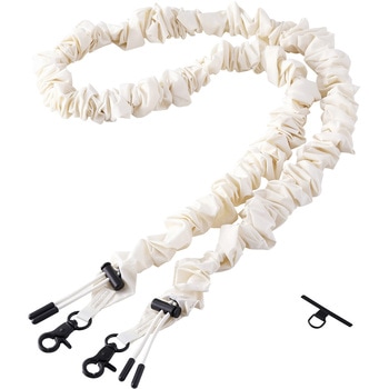 スマホストラップ シュシュ風デザイン スポーティー 軽量 ショルダー 首掛け 長さ調整可 エレコム