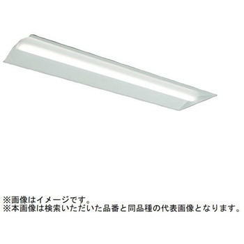 LEDライトユニット形ベースライト Myシリーズ 40形 埋込形 連続取付専用タイプ 300幅 全長1244mm(リニューアルサイズ) 終端用 固定出力 省電力タイプ 【受注生産品】 三菱電機
