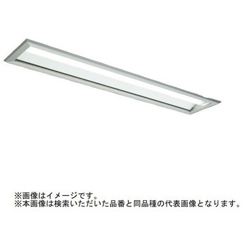 LEDライトユニット形ベースライト Myシリーズ 40形 埋込形 220幅 ステンレス枠 透明ガラス クリーンルーム清浄度クラス6対応 グレアカット[ABタイプ] 一般タイプ 【受注生産品】 三菱電機