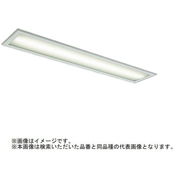 LEDライトユニット形ベースライト Myシリーズ 40形 埋込形 220幅 アルミ枠 乳白ガラス クリーンルーム清浄度クラス6対応 グレアカット[ABタイプ] 一般タイプ 【受注生産品】 三菱電機