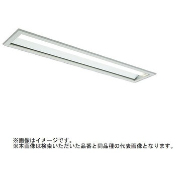 LEDライトユニット形ベースライト Myシリーズ 40形 埋込形 220幅 アルミ枠 透明ガラス クリーンルーム清浄度クラス6対応 グレアカット[ABタイプ]  省電力タイプ 【受注生産品】 三菱電機