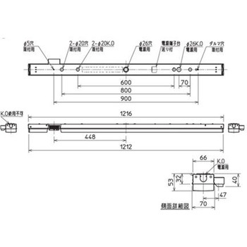 LEDライトユニット形ベースライト Myシリーズ 人感センサ付器具(中天井用) 40形 直付形 トラフタイプ グレアカット[AB](省電力)タイプ 【受注生産品】 三菱電機