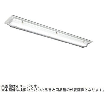 LEDライトユニット形ベースライト Myシリーズ 工場・倉庫用HACCP向 40形 直付形 アクリルカバー グレアカット[ABタイプ](省電力タイプ) 【受注生産品】 三菱電機