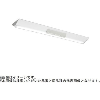 LEDライトユニット形ベースライト Myシリーズ リニューアルタイプ 非常用照明器具 電池内蔵形 40形 直付形 逆富士タイプ 230幅 イエロータイプ 【受注生産品】 三菱電機