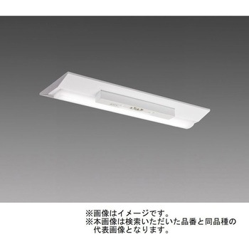 LEDライトユニット形ベースライト Myシリーズ  非常用照明器具 電池内蔵形 直付形 逆富士タイプ 230幅 20形 三菱電機