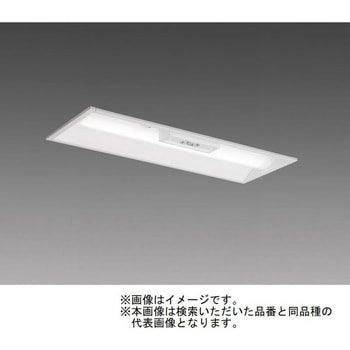 LEDライトユニット形ベースライト Myシリーズ  非常用照明器具 電池内蔵形 直付形 220幅 20形 【受注生産品】 三菱電機