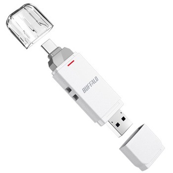 USB3.2(Gen2)Type-C/Aコネクター両対応 中低速帯 スティック BUFFALO(バッファロー)