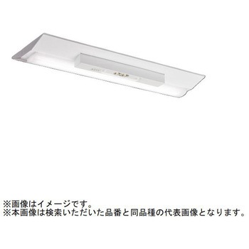 LEDライトユニット形ベースライト Myシリーズ 非常用照明器具 電池内蔵形 20形 直付形 逆富士タイプ 230幅 一般タイプ 【受注生産品】 - 三菱電機