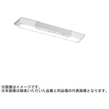 LEDライトユニット形ベースライト Myシリーズ 非常用照明器具 電池内蔵形 20形 直付形 逆富士タイプ 150幅 リニューアルサイズ グレアカット[AB]タイプ 【受注生産品】 三菱電機
