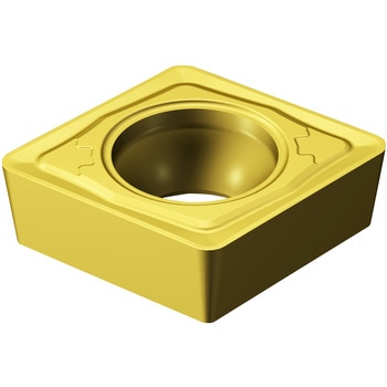 旋削用ポジ・チップ CoroTurn 107 CC□□型-09(ひし形80°)R0.8 推奨材種M(ステンレス鋼) サンドビック