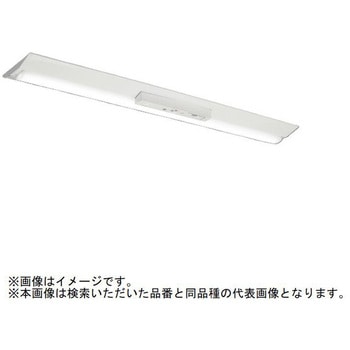 LEDライトユニット形ベースライト Myシリーズ 非常用照明器具 電池内蔵形 40形 直付形 逆富士タイプ 230幅 グレアカット[AB](省電力)タイプ 【受注生産品】 - 三菱電機