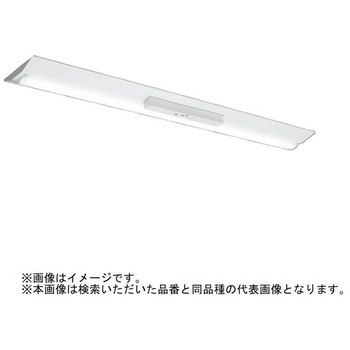LEDライトユニット形ベースライト Myシリーズ 非常用照明器具 電源別置形 40形 直付形 逆富士タイプ 230幅 グレアカット[AB](省電力)タイプ 【受注生産品】 三菱電機