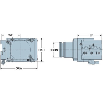 CDI 80タレットインターフェース サンドビック