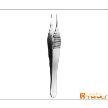 アドソンブラウン鑷子 併式 ダボ付 全長12.5cm - TAIYU(大祐医科工業)