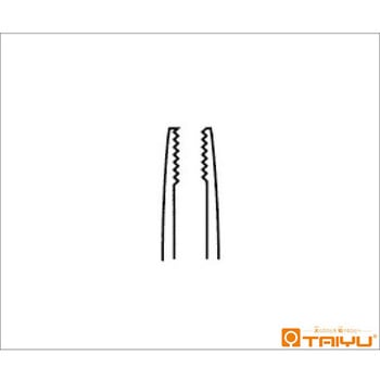 アドソンブラウン鑷子 併式 ダボ付 全長12.5cm - TAIYU(大祐医科工業)