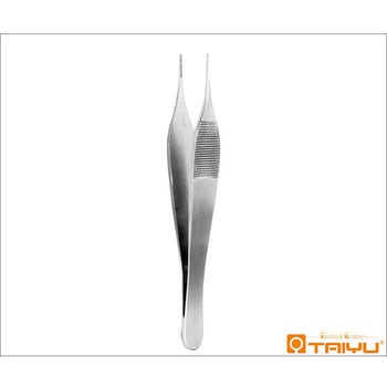 アドソン型鑷子 併式 ダボ付 全長12.5cm TY-053シリーズ TAIYU(大祐医科工業)