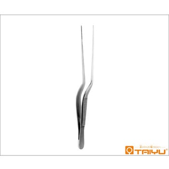 アドソン氏蜘蛛膜鑷子 無鈎 併式 ダボ付 全長18cm - TAIYU(大祐医科工業)