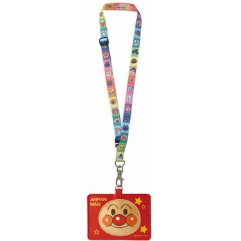 アンパンマン AND-1800 ネームストラップ付パスケース - 伊藤産業