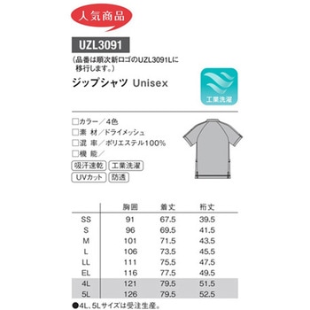 ジップシャツ 5 ネイビー UZLシリーズ le coq sportif (ルコックスポルティフ)