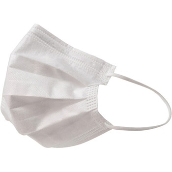 スクエアサージカルマスク C ホワイト 1ケース 50枚×40箱入 長谷川綿行