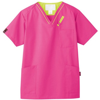 スクラブ チェリーピンク×ライム 7042SC-13シリーズ フォーク