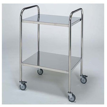 ステンレスワゴンアーチ型回診車 枠無 柏ステンレス工業