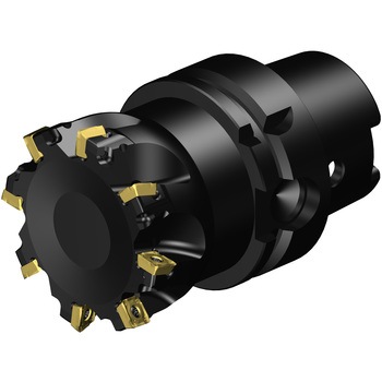90°肩削り正面カッター CoroMill(R) 490-08切れ刃 HSKタイプA サンドビック