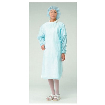 テクセル袖付PEエプロン メディテックジャパン