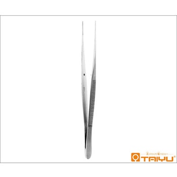 デリケート型血管鑷子 無鈎 併式 ダボ付 全長18cm TAIYU(大祐医科工業)