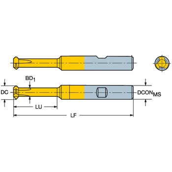面取り加工用超硬エンドミル CoroMill(R) 326 サンドビック