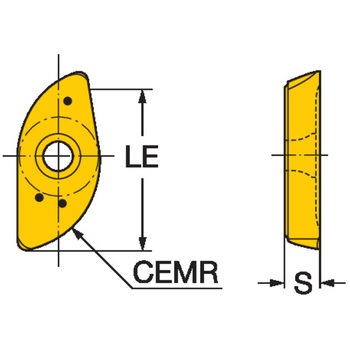 CoroMill(R) 216ボールエンドミル用チップ サンドビック