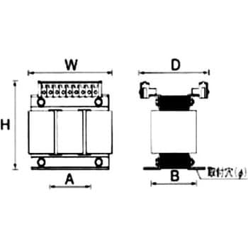 複巻トランス 220V 三相