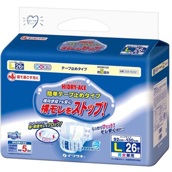 ハイドライエース簡単テープ止め 1ケース 26枚×3袋 005シリーズ イワツキ