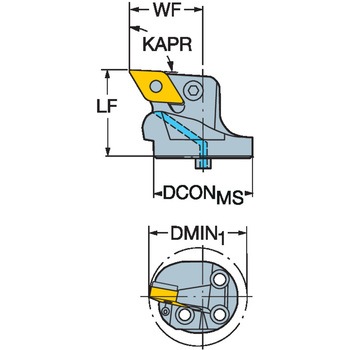 T-Max(R) P 旋削加工用ヘッド サンドビック