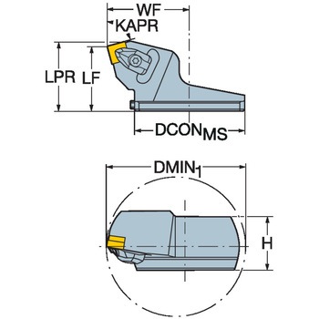 T-Max(R) P 旋削加工用ヘッド サンドビック