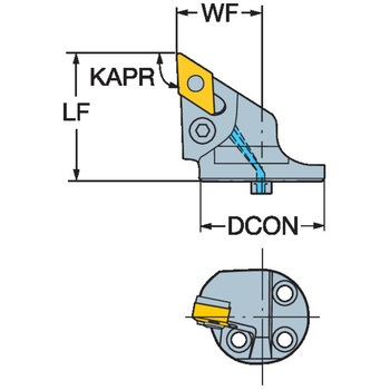 T-Max(R) P 旋削加工用ヘッド サンドビック