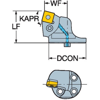 T-Max(R) P 旋削加工用ヘッド サンドビック