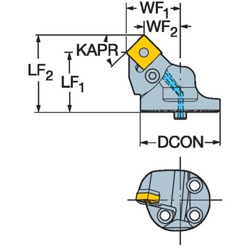 T-Max(R) P 旋削加工用ヘッド サンドビック