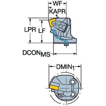 T-Max(R) P 旋削加工用ヘッド サンドビック