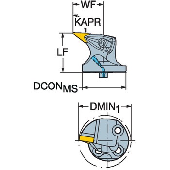 T-Max(R) P 旋削加工用ヘッド サンドビック