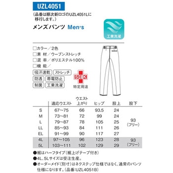 メンズ スラックス 5 ネイビー UZL4051シリーズ le coq sportif (ルコックスポルティフ)