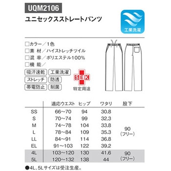ユニセックストレートパンツ 1 ホワイト UQM2106シリーズ - le coq sportif (ルコックスポルティフ)